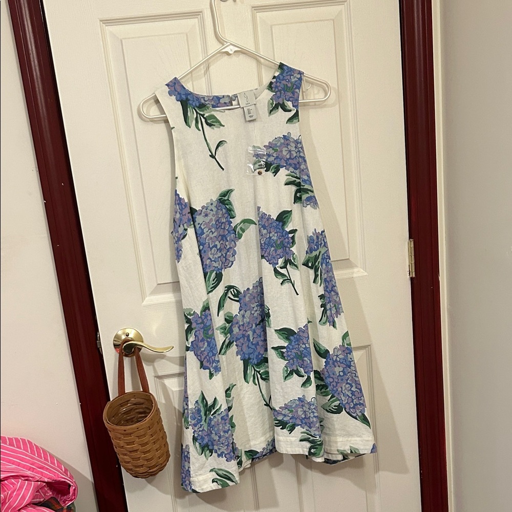 Joie White and Blue Floral Dress
